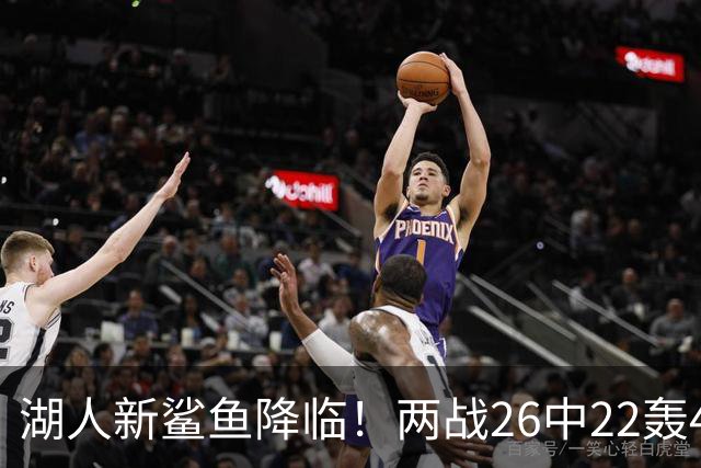湖人新鲨鱼降临！两战26中22轰48+8帽登全美热搜 湖媒：完美交易引援